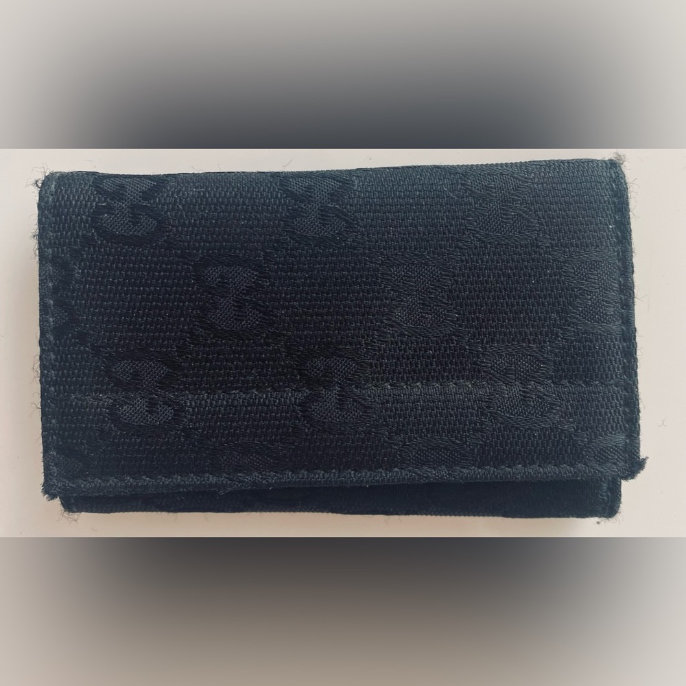 GUCCI CANVAS KEY CASE IN BLACK